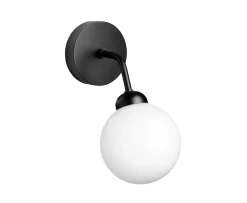 Nuura Apiales Vägglampa Satin Black/Opal