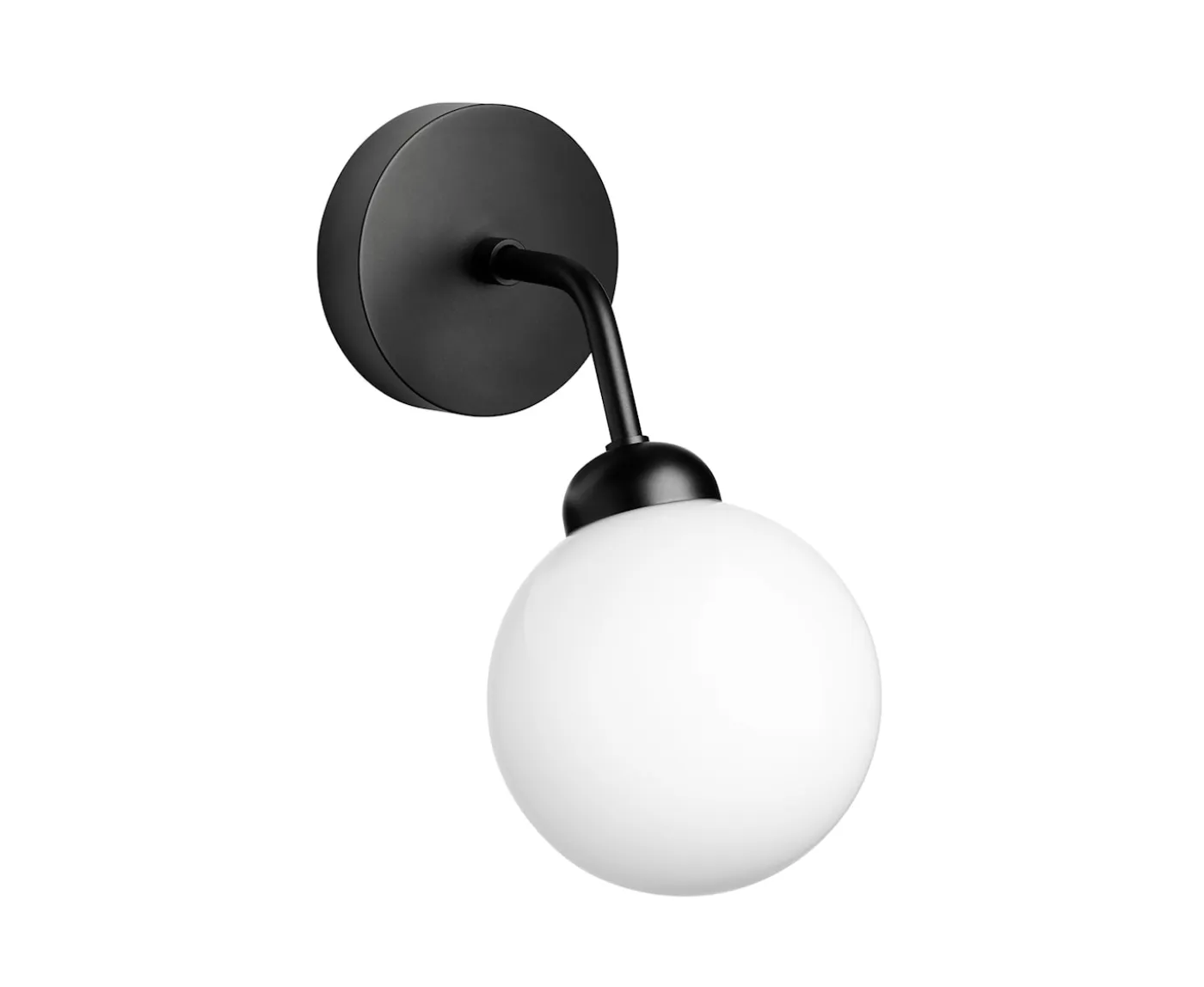 Nuura Apiales Vägglampa Satin Black/Opal