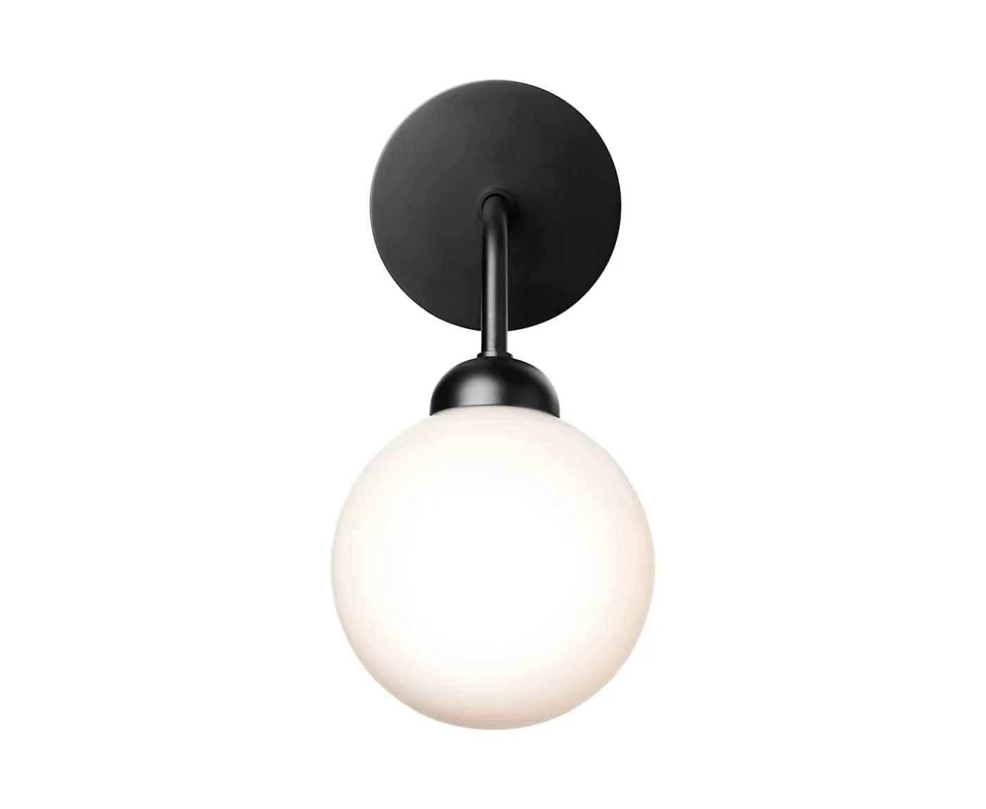 Nuura Apiales Vägglampa Satin Black/Opal