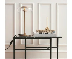 Nuura Blossi Bordslampa Nordic Gold/Clear Small