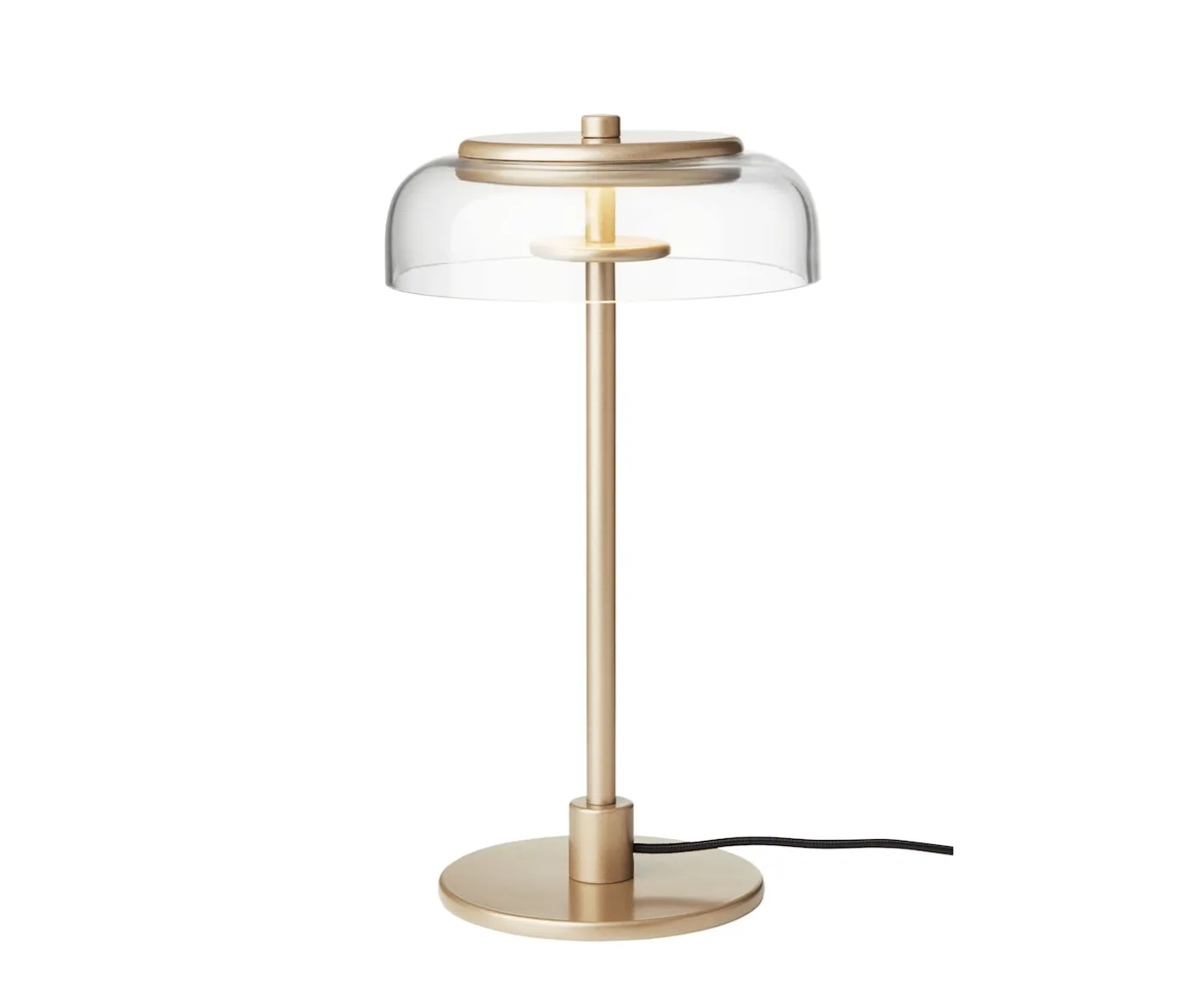 Nuura Blossi Bordslampa Nordic Gold/Clear Small