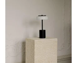 Nuura Blossi Mini Portabel Bordslampa Black/Opal