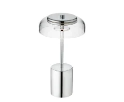 Nuura Blossi Mini Portabel Bordslampa Chrome/Clear