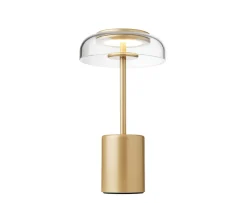 Nuura Blossi Mini Portabel Bordslampa Nordic Gold/Clear