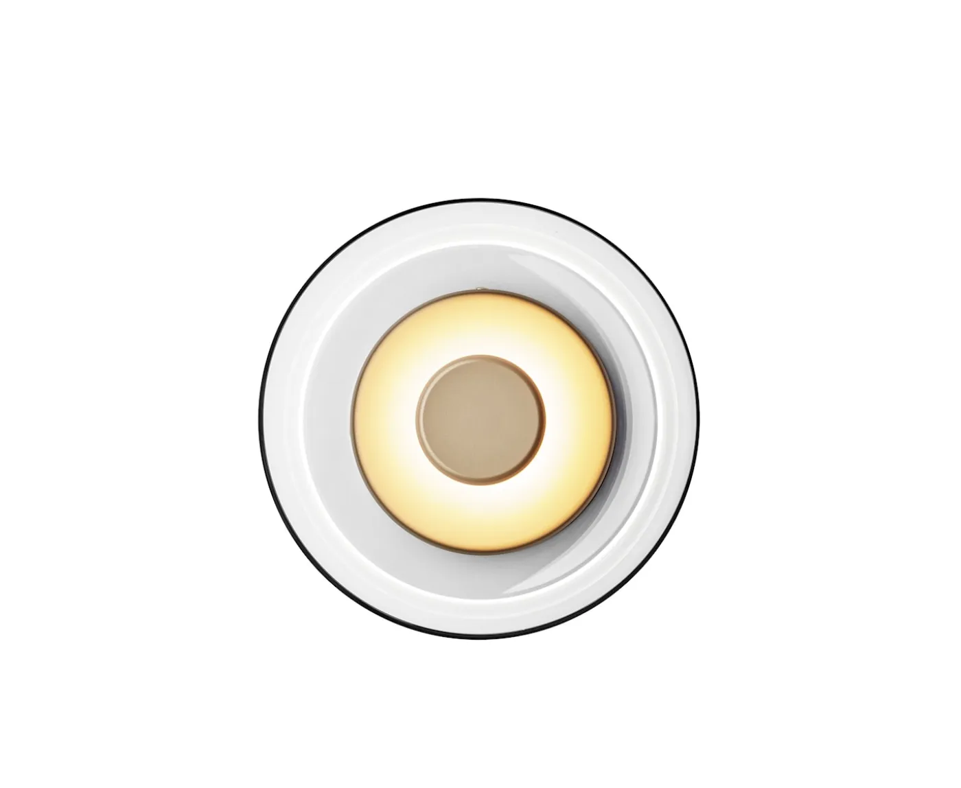 Nuura Blossi Vägglampa Nordic Gold/Clear Ø23