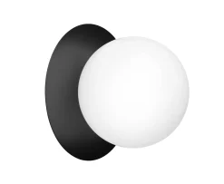 Nuura Liila 1 Vägg-/taklampa Black/Opal Large