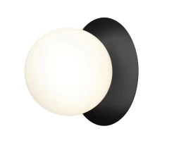 Nuura Liila 1 Vägg-/taklampa Black/Opal Large