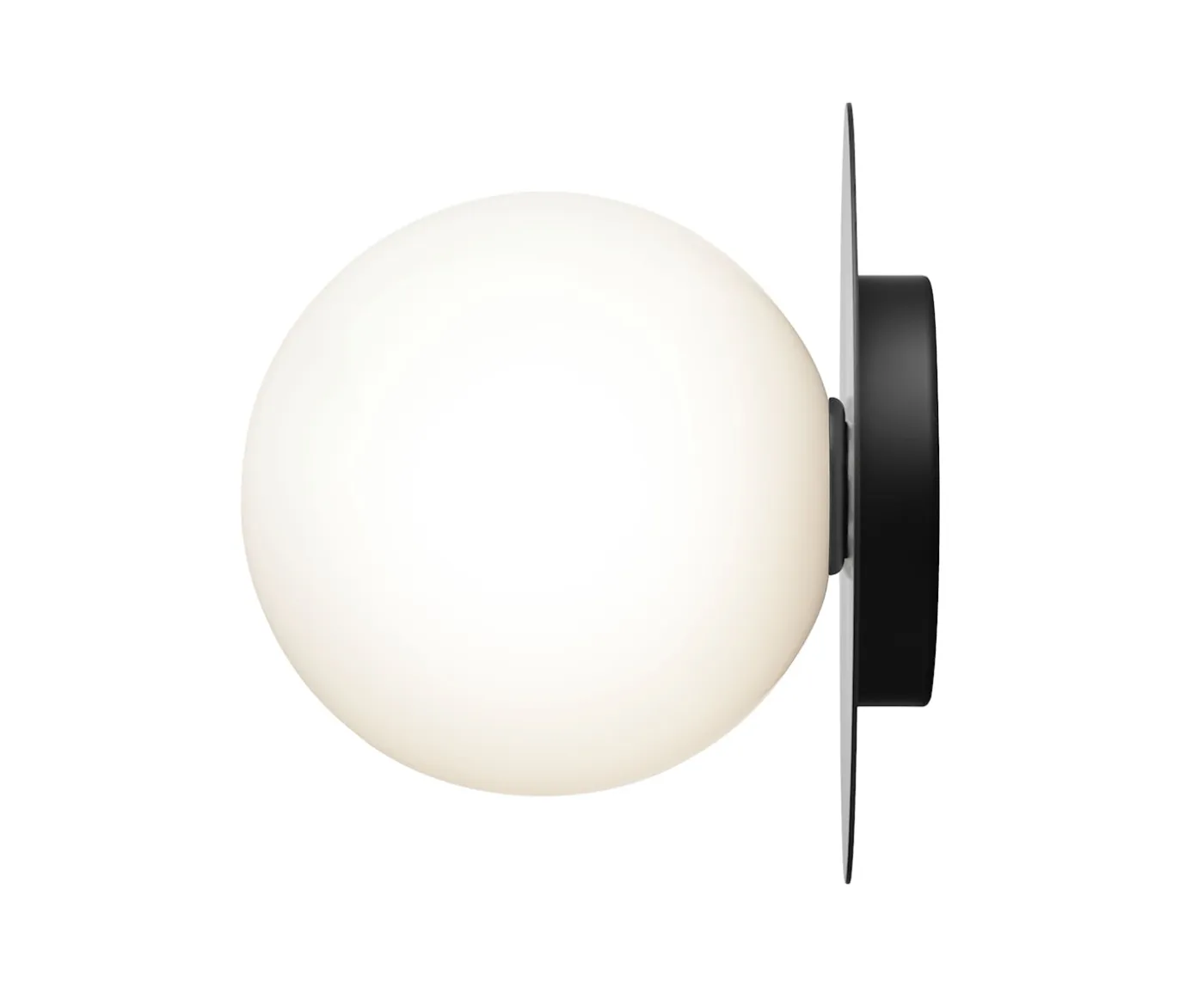 Nuura Liila 1 Vägg-/taklampa Black/Opal Large