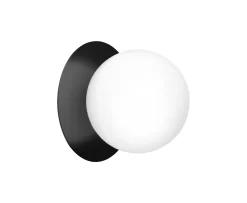 Nuura Liila 1 Vägg-/taklampa Black/Opal Medium