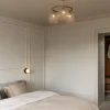 Nuura Liila 1 Vägg-/taklampa Black/Opal Small