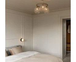 Nuura Liila 1 Vägg-/taklampa Black/Opal Small