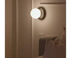 Nuura Liila 1 Vägg-/taklampa Black/Opal Small