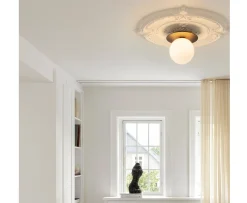 Nuura Liila 1 Vägg-/taklampa Dark Bronze/Opal Large