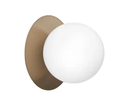 Nuura Liila 1 Vägg-/taklampa Dark Bronze/Opal Large