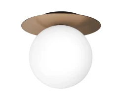 Nuura Liila 1 Vägg-/taklampa Dark Bronze/Opal Large