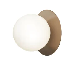 Nuura Liila 1 Vägg-/taklampa Dark Bronze/Opal Large