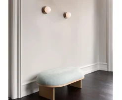Nuura Liila 1 Vägg-/taklampa Dark Bronze/Opal Medium