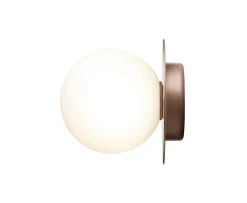 Nuura Liila 1 Vägg-/taklampa Dark Bronze/Opal Medium