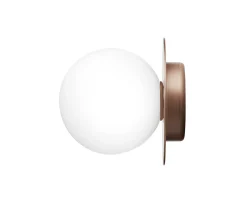 Nuura Liila 1 Vägg-/taklampa Dark Bronze/Opal Medium