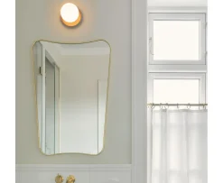 Nuura Liila 1 Vägg-/taklampa Dark Bronze/Opal Small