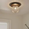 Nuura Liila 1 Vägg-/taklampa Dark Bronze/Optic Clear Large