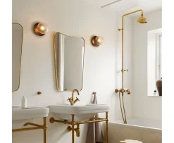 Nuura Liila 1 Vägg-/taklampa Dark Bronze/Optic Clear Medium