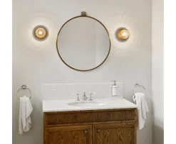 Nuura Liila 1 Vägg-/taklampa Dark Bronze/Optic Clear Small
