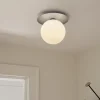 Nuura Liila 1 Vägg-/taklampa Light Silver/Opal Large