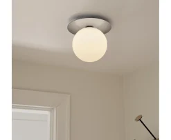 Nuura Liila 1 Vägg-/taklampa Light Silver/Opal Large