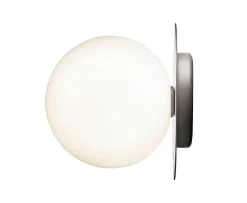 Nuura Liila 1 Vägg-/taklampa Light Silver/Opal Large