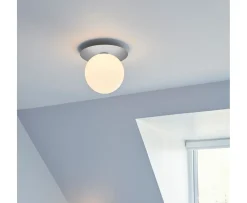 Nuura Liila 1 Vägg-/taklampa Light Silver/Opal Large
