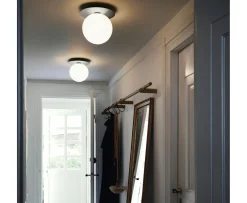 Nuura Liila 1 Vägg-/taklampa Light Silver/Opal Large
