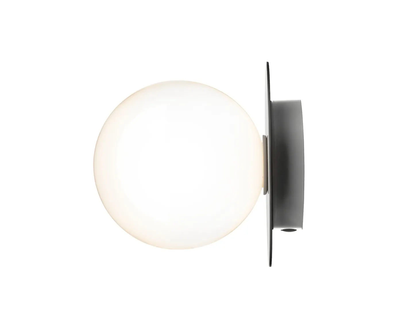 Nuura Liila 1 Vägg-/taklampa Light Silver/Opal Medium