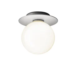 Nuura Liila 1 Vägg-/taklampa Light Silver/Opal Medium