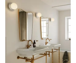 Nuura Liila 1 Vägg-/taklampa Light Silver/Opal Medium