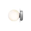 Nuura Liila 1 Vägg-/taklampa Light Silver/Opal Small