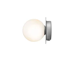 Nuura Liila 1 Vägg-/taklampa Light Silver/Opal Small