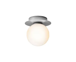 Nuura Liila 1 Vägg-/taklampa Light Silver/Opal Small