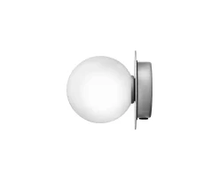 Nuura Liila 1 Vägg-/taklampa Light Silver/Opal Small