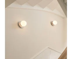 Nuura Liila 1 Vägg-/taklampa Light Silver/Opal Small