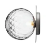 Nuura Liila 1 Vägg-/taklampa Light Silver/Optic Clear Large