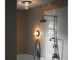 Nuura Liila 1 Vägg-/taklampa Light Silver/Optic Clear Large