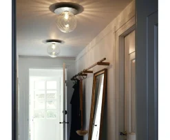 Nuura Liila 1 Vägg-/taklampa Light Silver/Optic Clear Large