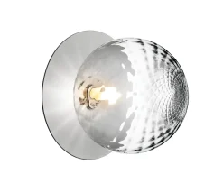 Nuura Liila 1 Vägg-/taklampa Light Silver/Optic Clear Large