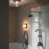 Nuura Liila 1 Vägg-/taklampa Light Silver/Optic Clear Medium