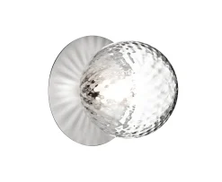 Nuura Liila 1 Vägg-/taklampa Light Silver/Optic Clear Medium