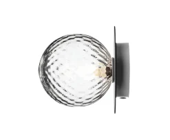 Nuura Liila 1 Vägg-/taklampa Light Silver/Optic Clear Medium