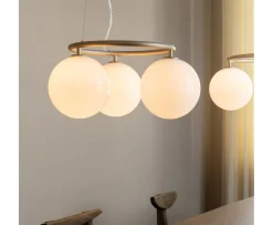 Nuura Miira 3 Circular Taklampa Brass/Opal
