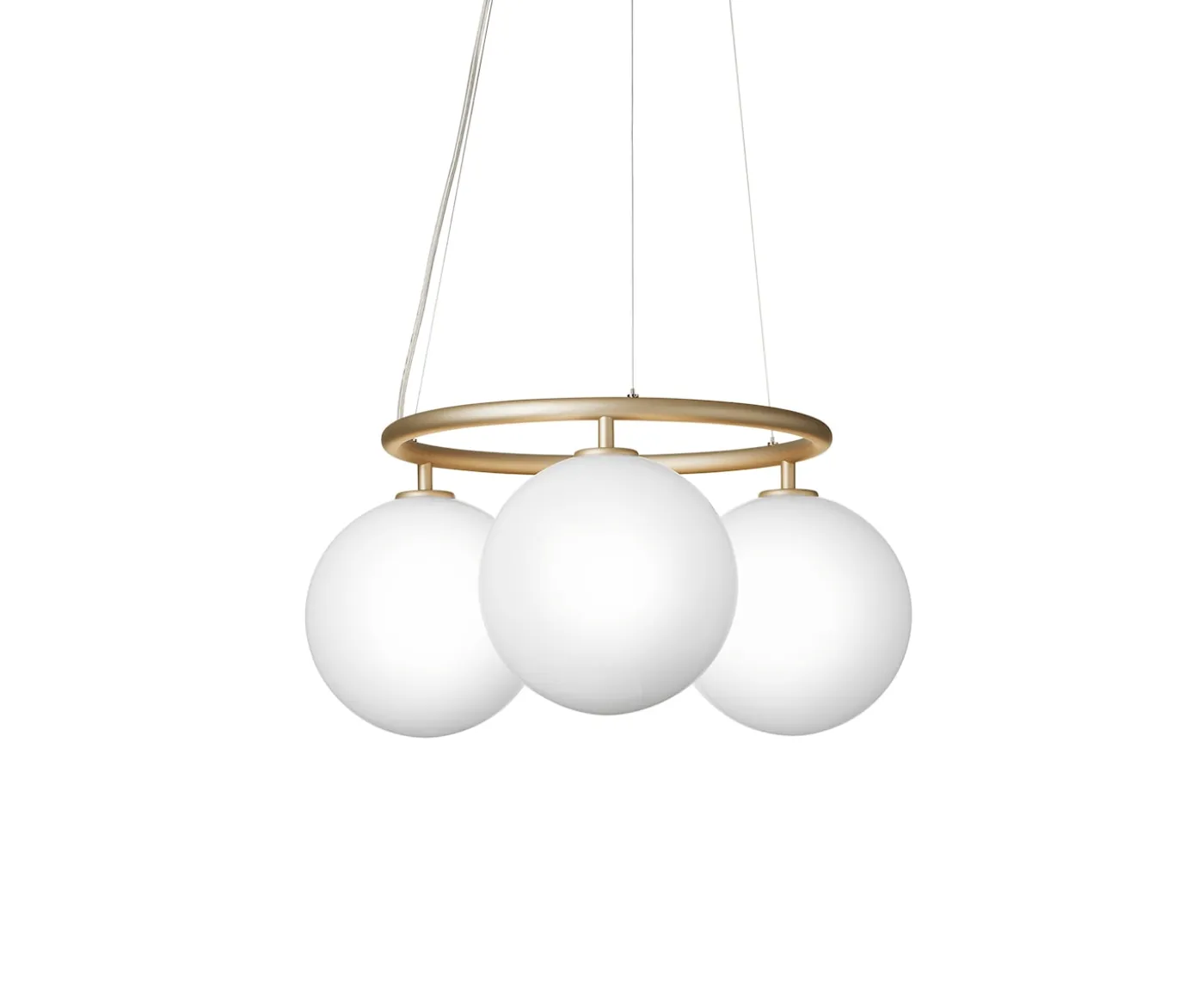 Nuura Miira 3 Circular Taklampa Brass/Opal