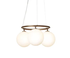 Nuura Miira 3 Circular Taklampa Dark Bronze/Opal